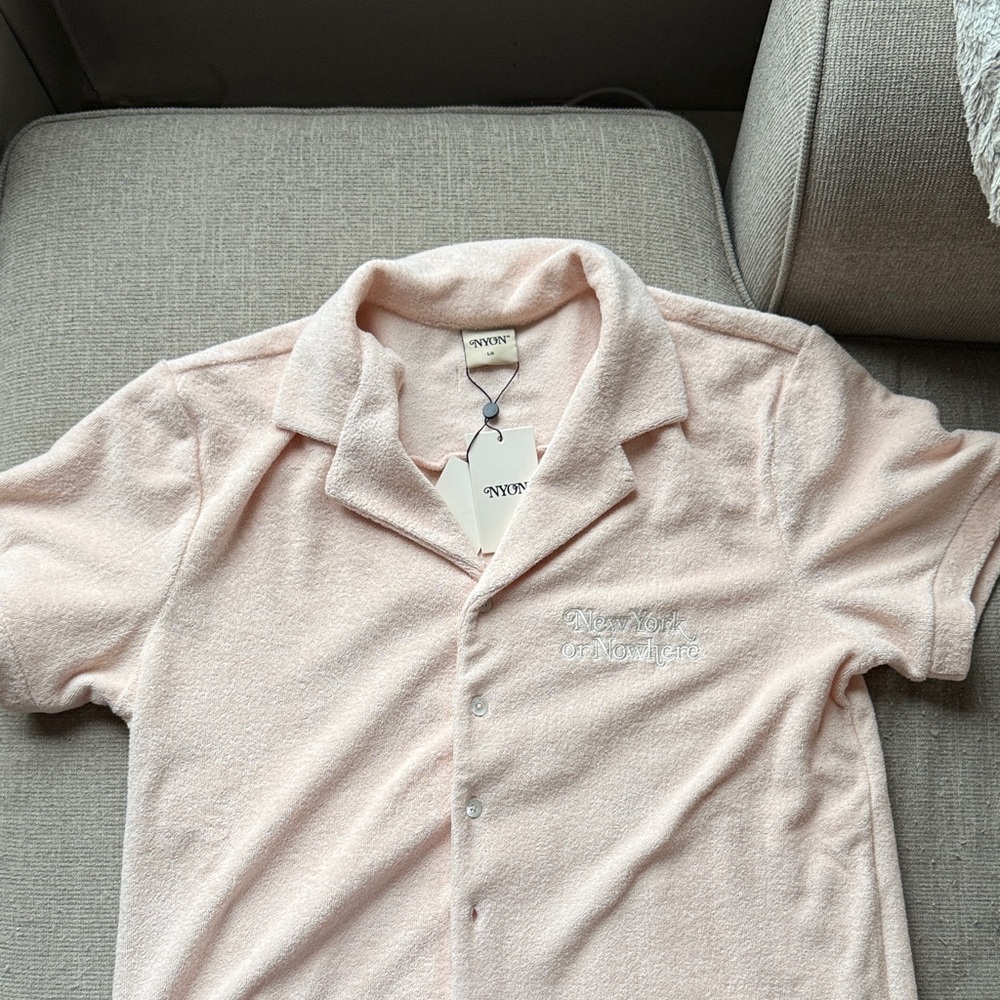 New York or Nowhere Terry Cloth Overshirt